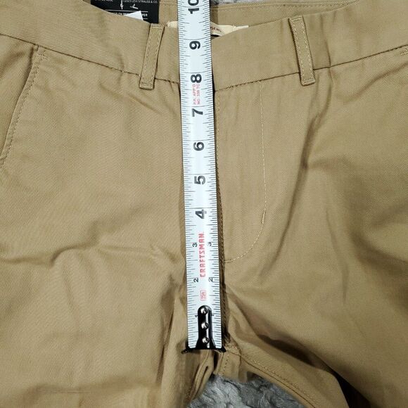 Levi's Baggy Trouser Pants Khaki Tan Twill Loose Y2K Trousers Women's Size 23x31 - Picture 10 of 11